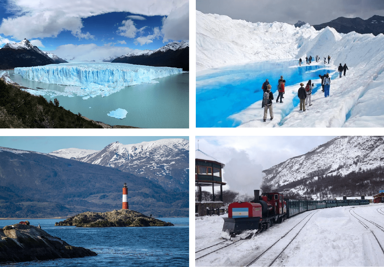 Ushuaia + Calafate 5 días y 4 noches